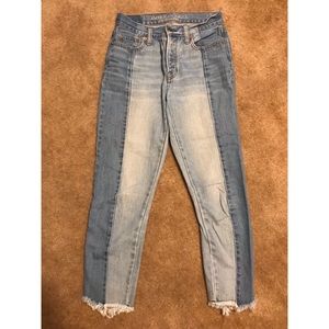 American Eagle Two-Tone Jeans